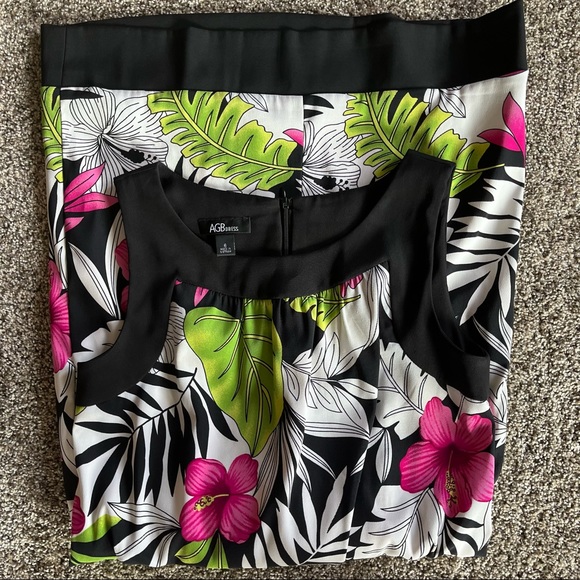 ABG Floral Sheath Dress/size 6 - Picture 3 of 5